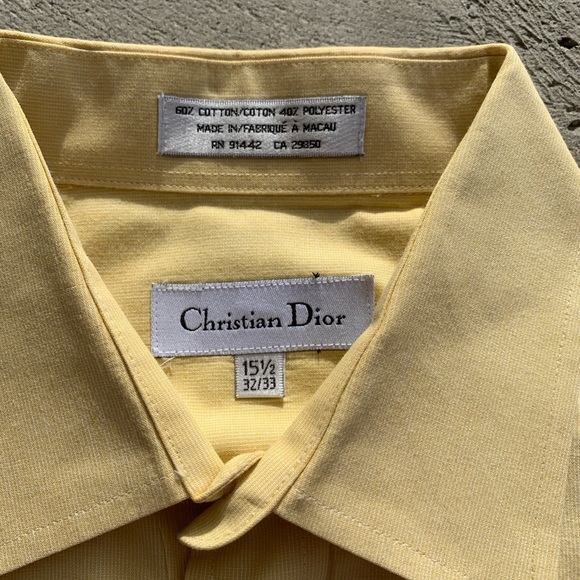 Christian Dior Dresshirt (15.5) (32/33) - Picture 2 of 6